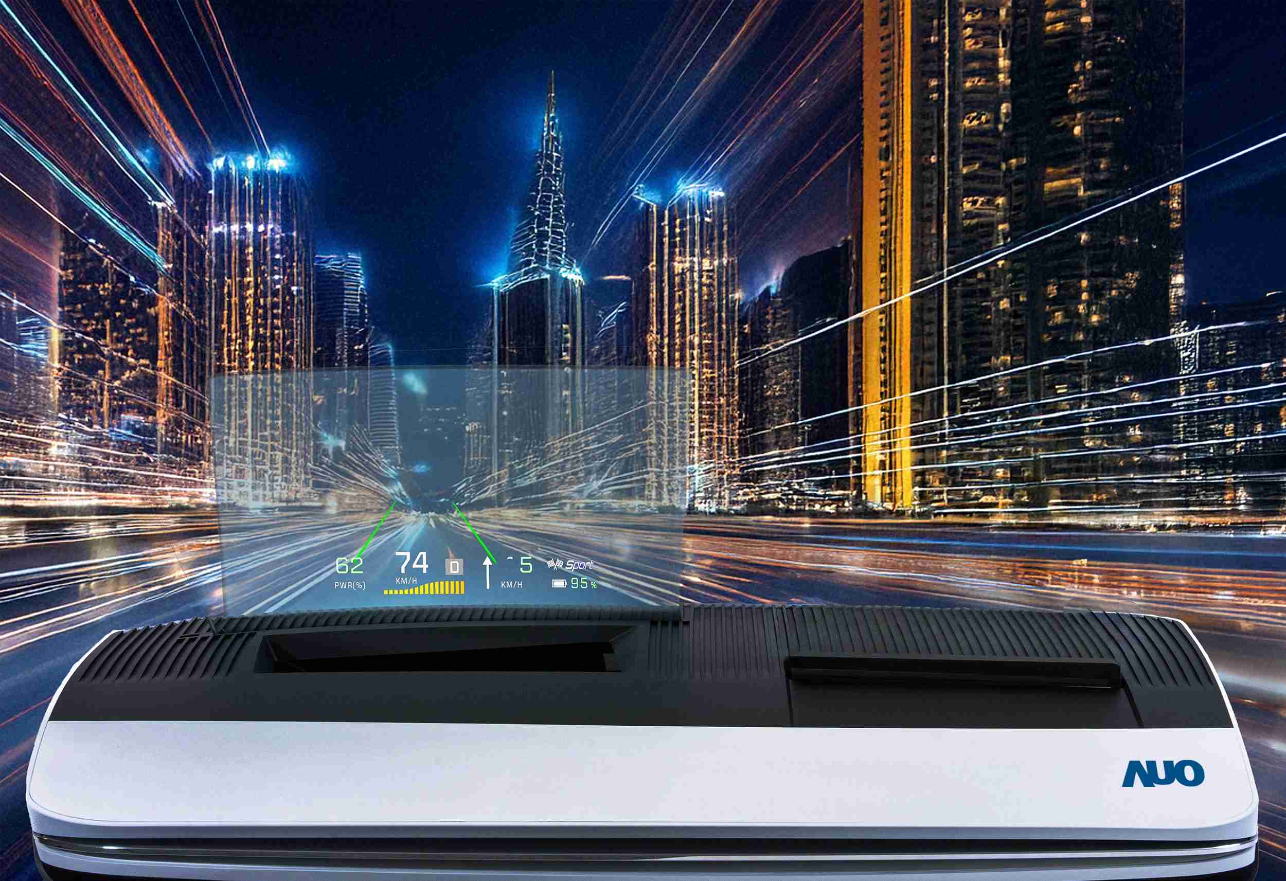 尊龙z6推出13吋Micro LED抬头显示器，，提供高入眼亮度、、、高色彩饱和度的显示质量，，，在阳光下或黑暗中都清晰可见，，并利用Micro LED模块体积小的优势，，解决车用空间有限的痛点